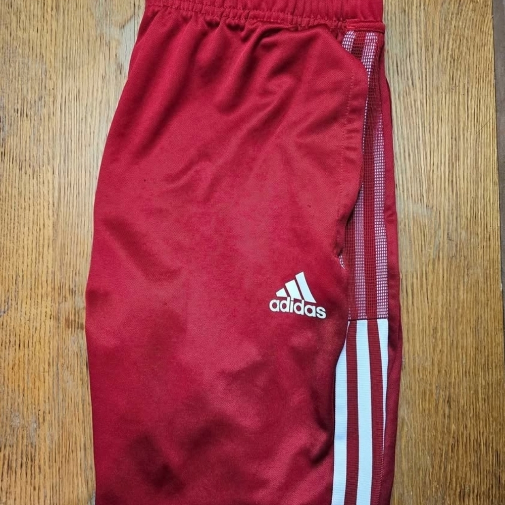 Adidas mens Red Joggers